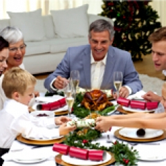 LOS NIÑOS Y LA CENA NAVIDEÑA